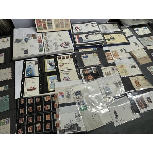 242 - Collection of Stamps including First day covers and USA stamp book