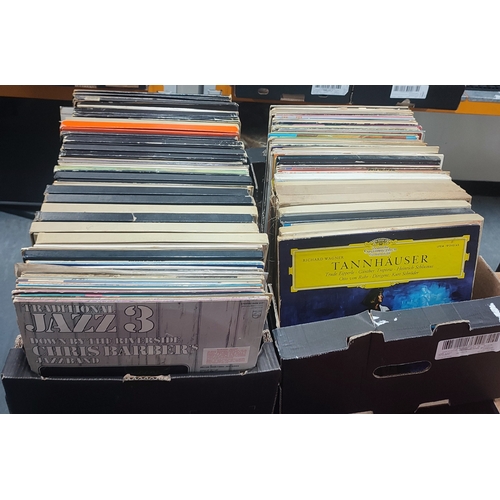 267 - Two boxes of various Classical and Jazz LP's (Qty)