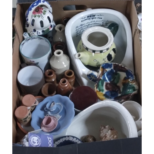 285 - Three boxes of assorted, good quality antique and vintage porcelain and ceramic dinner and decorativ... 