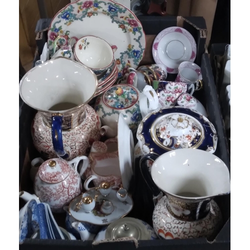 286 - 3 boxes of assorted, good quality antique and vintage porcelain and ceramic dinner & decorative item... 