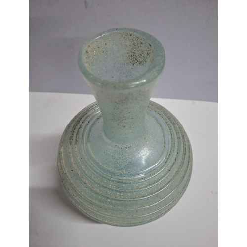 316 - Superb, old ribbed glass bottle believed to be Asian in origin,

Approx 21cm tall