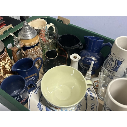 318 - Box of Promotional/ Advertising ceramics and glass