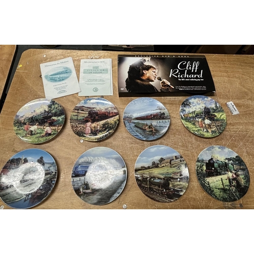 319 - Collection of limited editions plates with Cliff Richard Dvd set