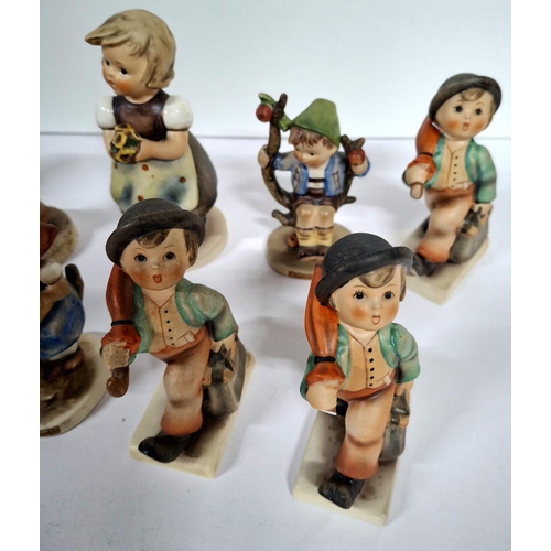 340 - Collection of 20thC, German made Goebel child figurines