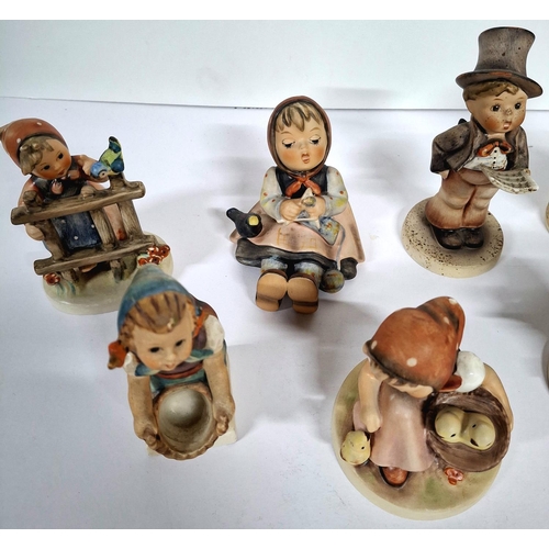 340 - Collection of 20thC, German made Goebel child figurines