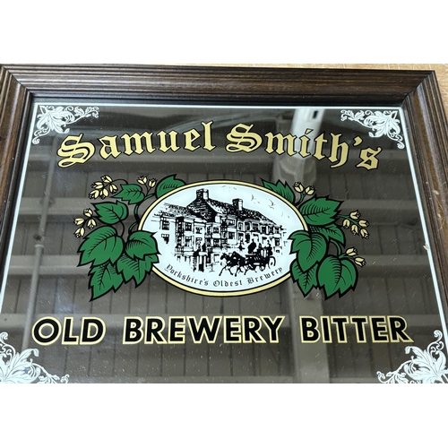 348 - Samuel Smiths old Brewery bitter advertising mirror