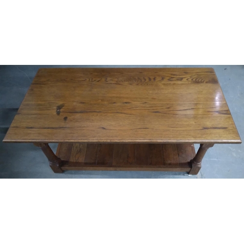 406 - Oak coffee table