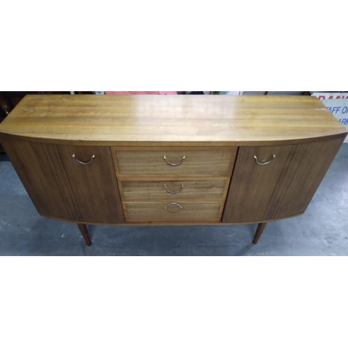 403 - Fine quality unmarked 1970s wooden sideboard