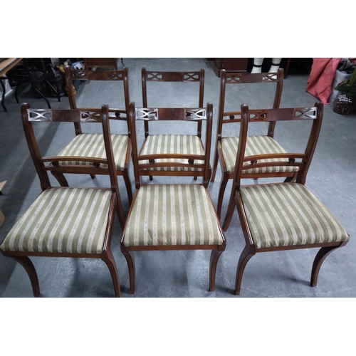 398 - Six good quality reproduction dining chairs (6)