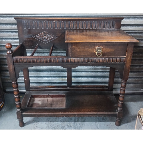 388 - Antique hall stand, C.1920's