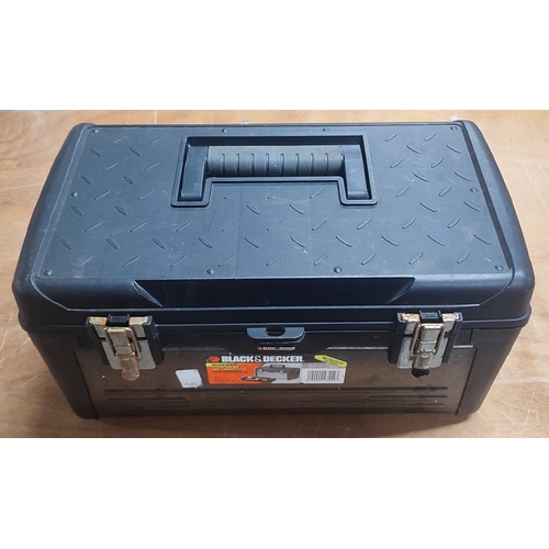 384 - A Black & Decker toolbox with contents