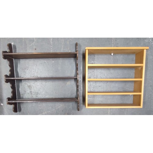 401 - Two wall shelves (2)