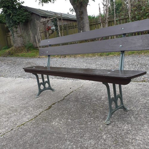 386 - Green cast iron Whittakers Brothers of Accrington Bench

Collection from Vendors addrsss in Accringt... 