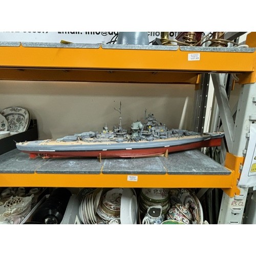 277 - Large Model of a Ship 

Very well done 

125cm Long