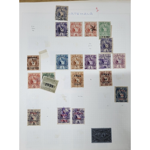 125 - Dealer sheets depicting Guatemala used and unused, over-prints, sets etc including from 1871 coat of... 