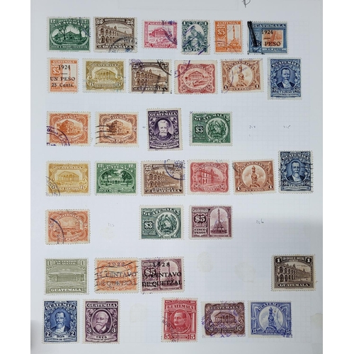 125 - Dealer sheets depicting Guatemala used and unused, over-prints, sets etc including from 1871 coat of... 