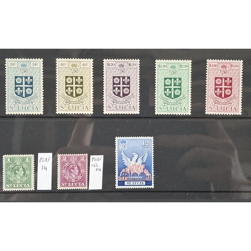 153 - KGVI 1949-52 St. Lucia 