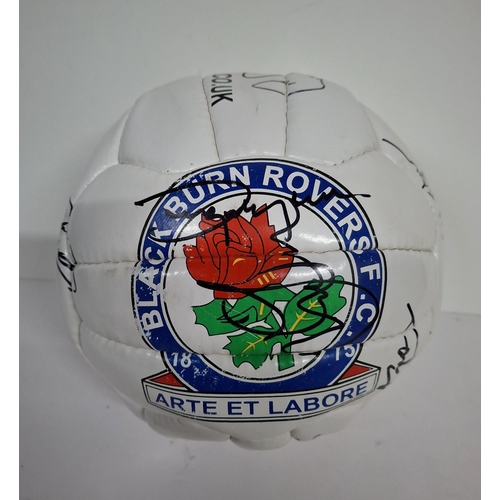 73 - Vintage official Blackburn Rovers Football Club ball signed by Brett Emerton, Matt Jansen etc