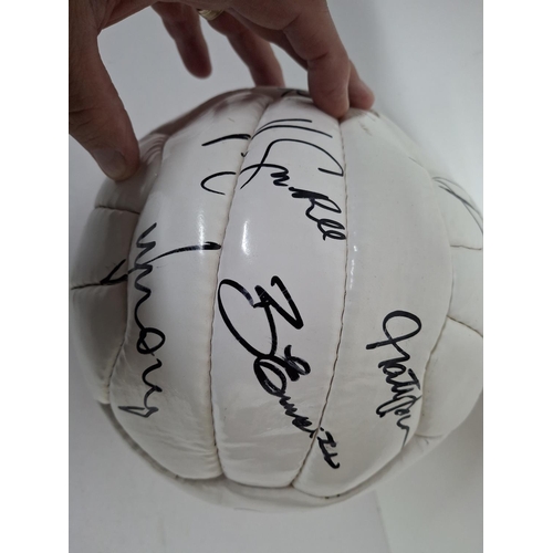 73 - Vintage official Blackburn Rovers Football Club ball signed by Brett Emerton, Matt Jansen etc