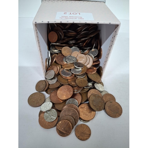 2 - Small box of GB coins (Qty)