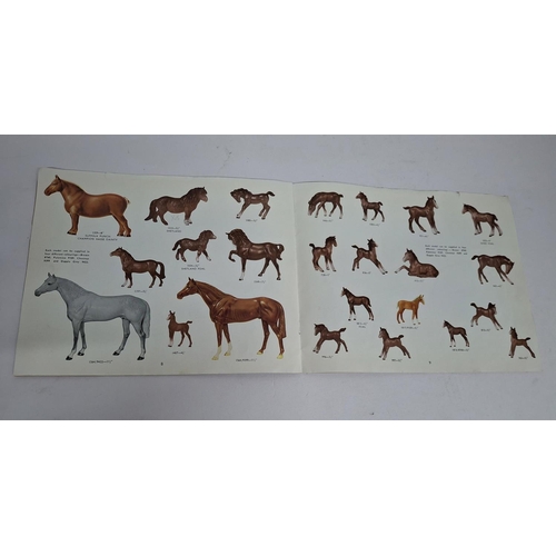 41 - Beswick, Horses and Ponies official reference pamphlet.