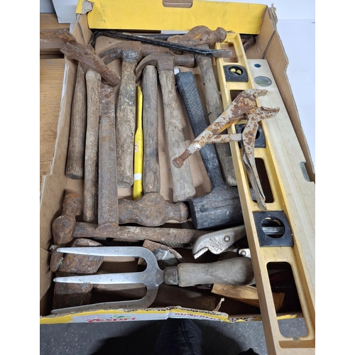 50 - Collection of old hammers and other hand tools (Qty)