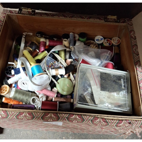 59 - Box containing various sewing equipment (Qty)