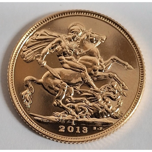 6 - Queen Elizabeth II 2013 sovereign. 

This sovereign was struck under license by MMTC-PAMP in Delhi, ... 