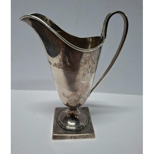 208 - Edward Viner of Sheffield 1927 helmet style silver cream jug,

approx 88 grams