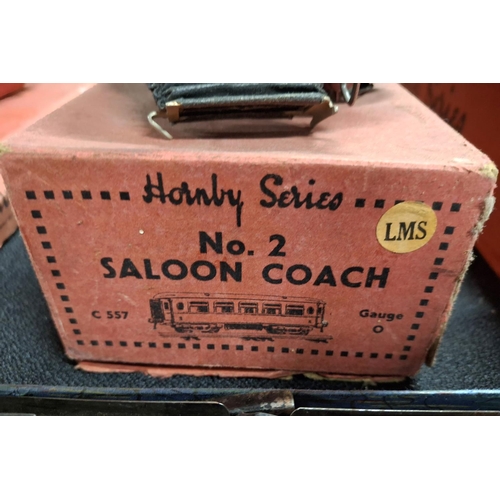 209 - Large quantity of mid 20thC Hornby 0 gauge items including a complete track, M3 tank locomotive with... 