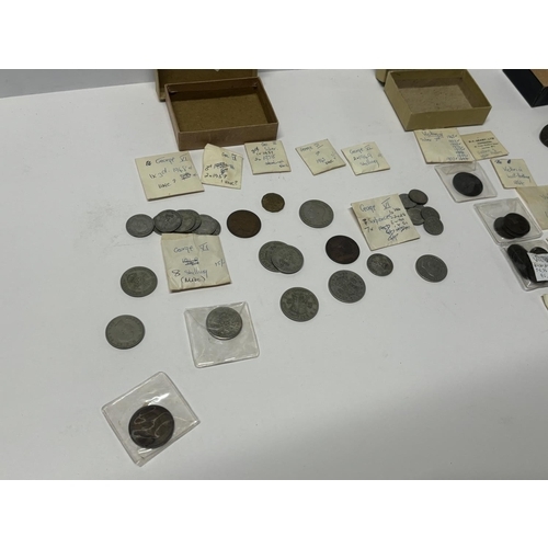 130 - Large collection of coins including Silver etc some from 1840s