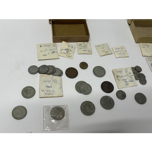 130 - Large collection of coins including Silver etc some from 1840s