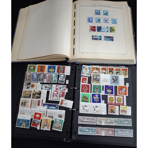 138 - Huge quantity of Mint unmounted and unused mounted East Germany (DDR) stamps and 2 small other mixed... 