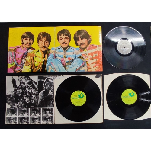 11 - Four LP's, three The Beatles LP's - 