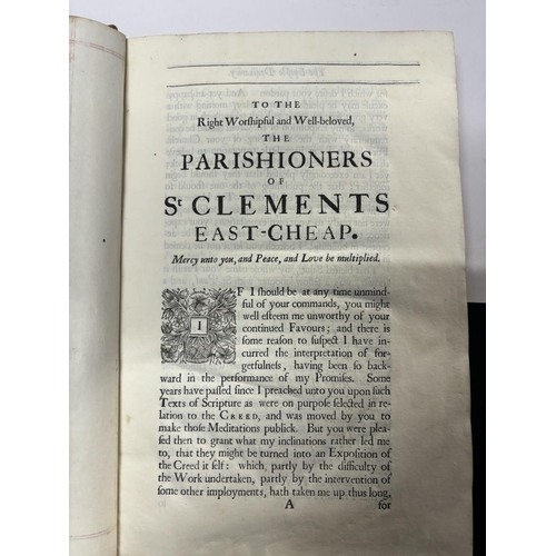 13 - An Exposition of the Creed by John, Lord Bishop of Chester, published 1962 with original tooled leat... 