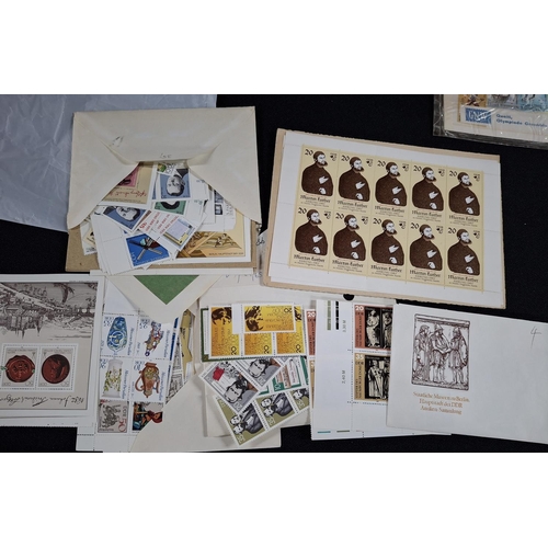 138 - Huge quantity of Mint unmounted and unused mounted East Germany (DDR) stamps and 2 small other mixed... 