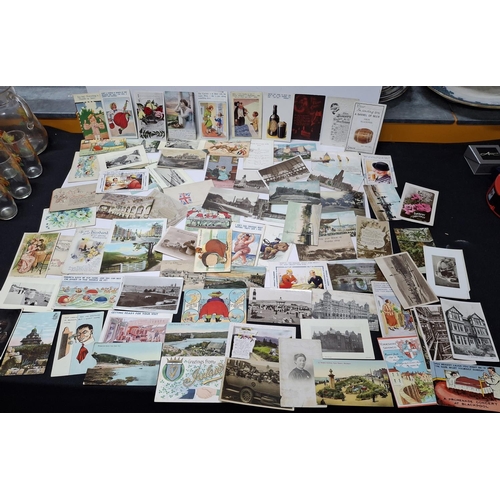 110 - Large quantity of mainly British early/mid 20thC postcards including humorous examples (Qty)