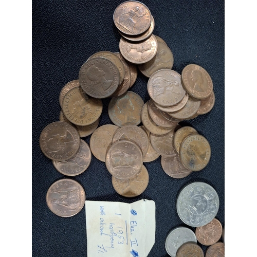 249 - Large quantity of QEII GB pre decimal coinage, many in very fine condition (Qty)