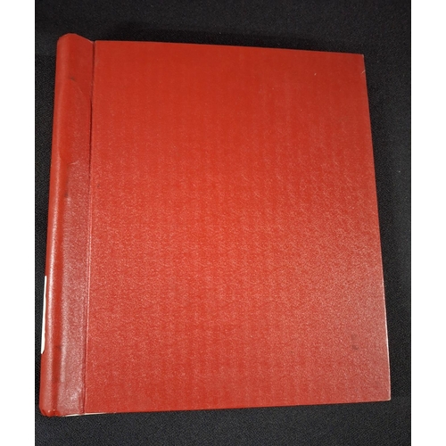 366 - Red Stanley Gibbons album containing GB QEII commemoratives, mint 1971-1980 and 1982-1992 used, virt... 