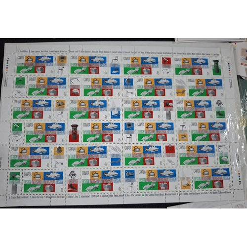 371 - Large quantity of mint unmounted late 20thC-early 21stC Canada stamps including complete sheets etc ... 