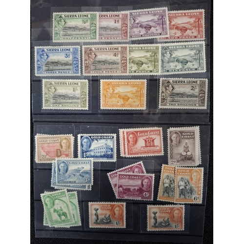 378 - Six KGVI mint/unused Africa Commonwealth sets (6)