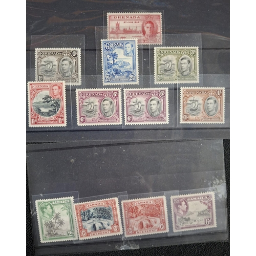 383 - Seven dealer sheet containing MU/unused unmounted various KGVI West Indies sets and stamps (7)