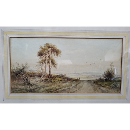 84 - Framed watercolour depicting a north African scene, late 19thC signed H. Rawson