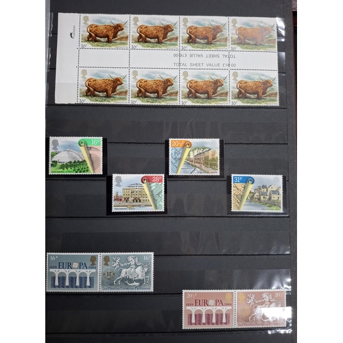 350A - Extensive G B QEII unmounted mint collection of stamps, sets, mini-sheets and stamp booklets, mainly... 