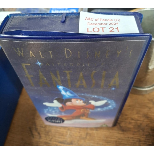 21 - Original, rare VHS copy of Walt Disney's 