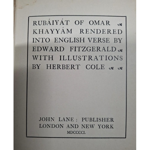 161 - The Rubaiyat of Omar Khayyam, circa 1902 edition, published by John Lane of London