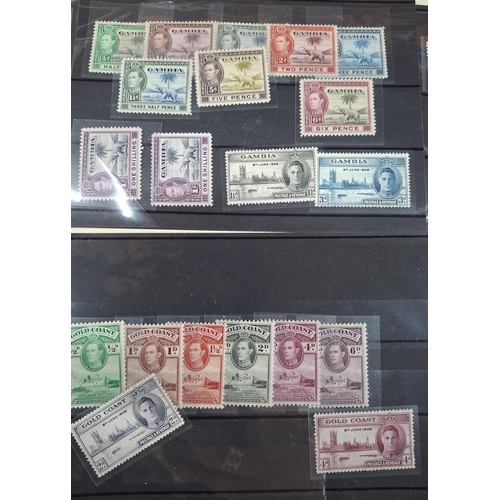 198 - Six KGVI mint/unused Africa Commonwealth sets (6)