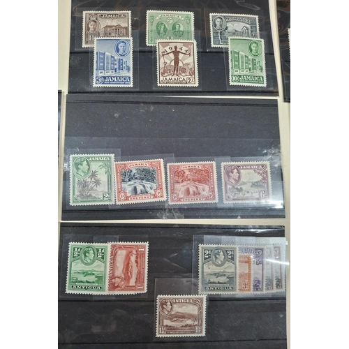 199 - Seven dealer sheet containing MU/unused unmounted various KGVI West Indies sets and stamps (7)