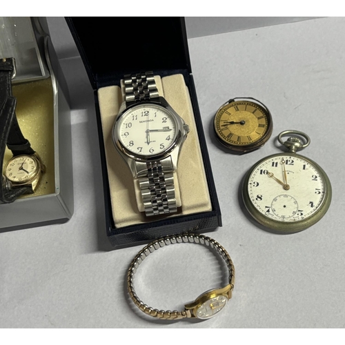 76 - Collection of Watches and Pocket watches, 1 has K9 engraved (Qty)