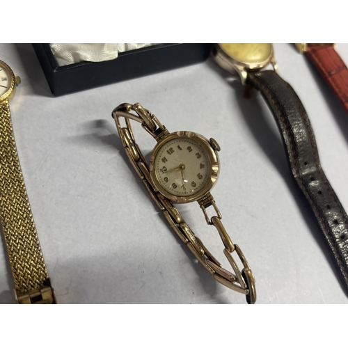 63 - Collection of vintage watches including Rotary (9)